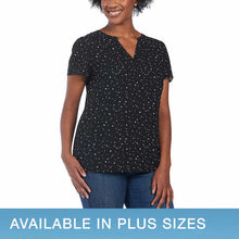 Load image into Gallery viewer, Hilary Radley Womens V-Neck Printed Blouse
