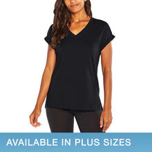 Load image into Gallery viewer, Banana Republic Women V-neck Roll Sleeve Tee Shirt
