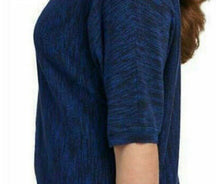 Load image into Gallery viewer, DKNY Jeans Women&#39;s Marled Knit Dolman Half Sleeve Top Sag Sage
