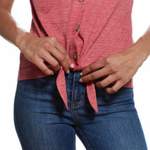 Load image into Gallery viewer, Weatherproof Vintage Woman&#39;s Tie Front Blouse
