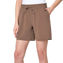 Load image into Gallery viewer, Mondetta Women&#39;s Stretch Relaxed Fit Woven Pull on Shorts

