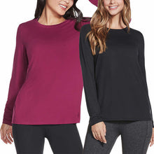 Load image into Gallery viewer, Skechers Ladies&#39; Active Long Sleeve Tee 2-PACK
