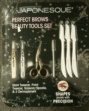 Load image into Gallery viewer, Open Box Japonesque Perfect Brows Beauty Tools Set 7 Pieces
