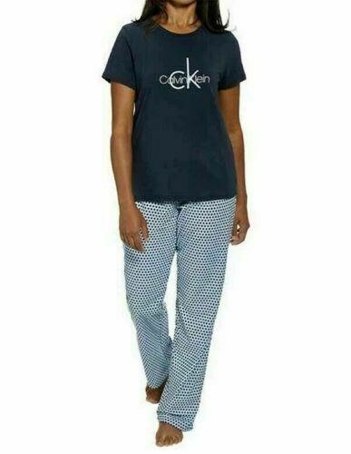 Calvin Klein Womens Pajamas Set Blue