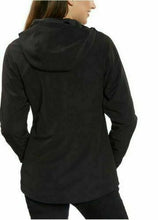 Load image into Gallery viewer, Kirkland Signature Women&#39;s Fleece Lined Hooded Full Zip Jacket, Black Size M
