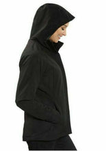 Load image into Gallery viewer, Kirkland Signature Women&#39;s Fleece Lined Hooded Full Zip Jacket, Black Size M
