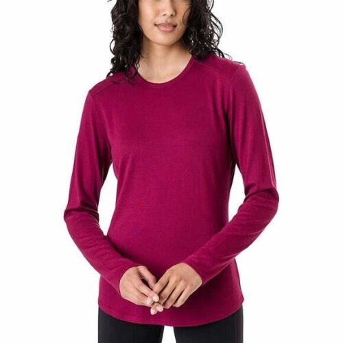 Segments Womens Merino Wool Long Sleeve Top Tee Base Layer Shirt
