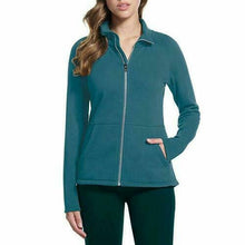 Load image into Gallery viewer, Skechers Go Walk Women&#39;s Snuggle Fleece Mock Zip Jacket Size M-Blue
