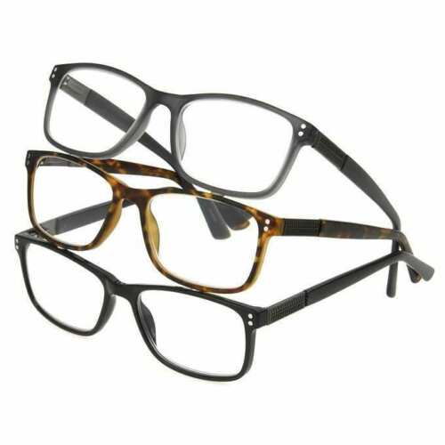 Design Optics by Foster Grant Full Frame Classic Reading Glasses 3 Pack