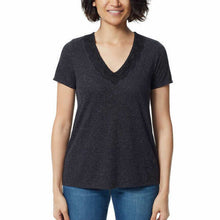 Load image into Gallery viewer, Ella Moss Ladies&#39; V-Neck Short Sleeve Lace Top
