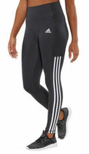 Load image into Gallery viewer, Adidas Women&#39;s 7/8  3 Stripes Training Tights Black
