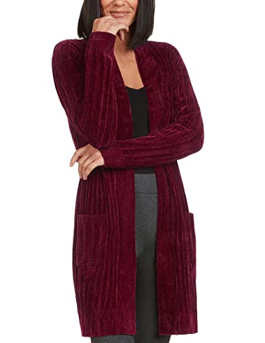 Matty M Ladies' Chenille Comfy Cardigan